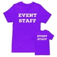 thumbnail image 1 of Men's Event Staff Tee NR, Front & Back, Purple, 2XL, 1 of 1