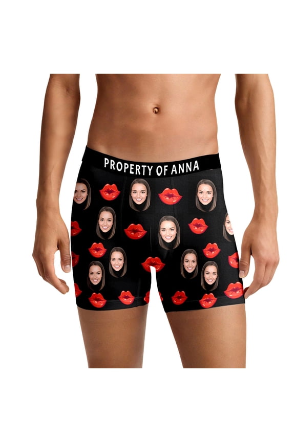 Men's Everyday Comfort Underwear with Customizable Design for Him Featuring Unique Print and Versatile Style Black S