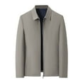 thumbnail image 1 of Men's Executive Casual Jacket Lightweight Spring Autumn Business Outerwear Stylish Lapel Design Comfortable Fit, 1 of 2