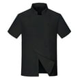 Design Button Food Men's Executive Chef Coat, Classic Button Front Short Sleeve ...