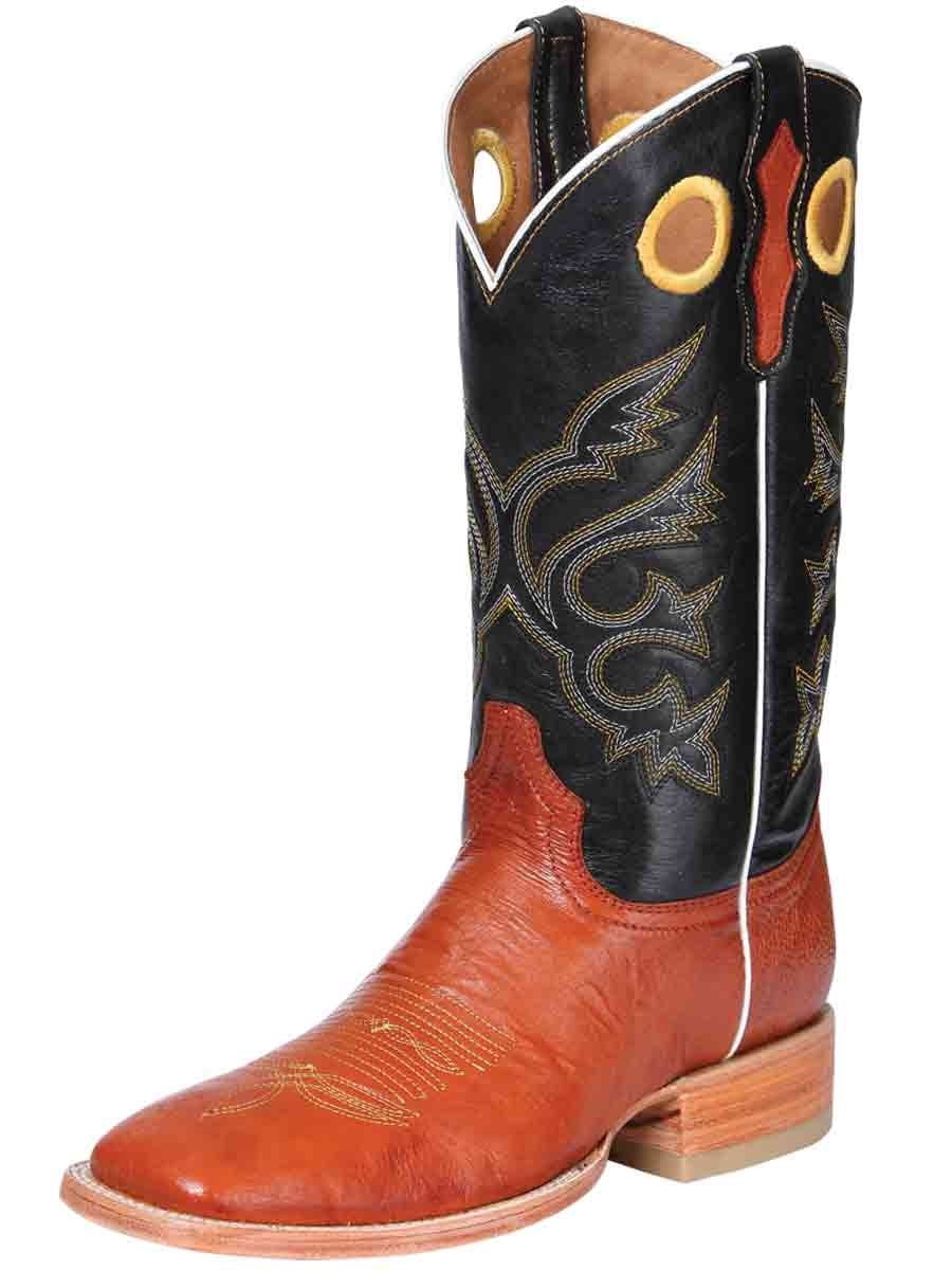 Men's Rodeo Boots - El General Pull-Up Leather - Tabacco 45174 main image 1