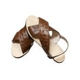 thumbnail image 1 of Men's Exotic Sandals Genuine Ostrich, Huaraches Piel Avestruz originales., 1 of 2
