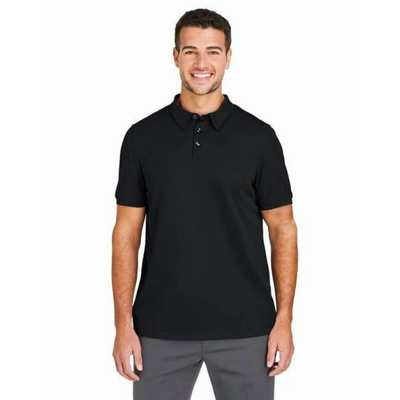 North End NE112 Men's Express Tech Performance Polo-Black-S