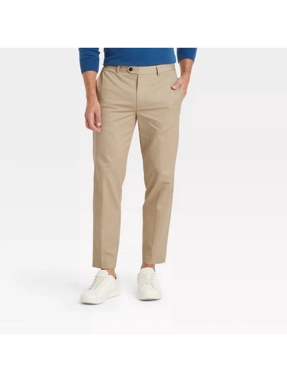 Men's Extended Tab Slim Fit Trousers - Goodfellow & Co size 32x32