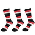 thumbnail image 1 of Men's Extra Large Rayon from Bamboo Classic Wicking Soft Casual Dress Stripe Socks - Color 5 - 3prs, 1 of 1