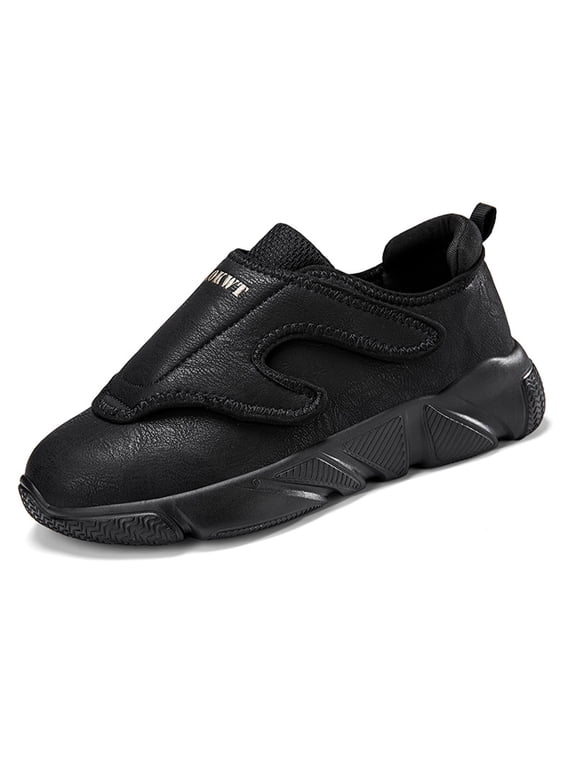 Men's Extra Wide Fit Leather Walking Shoes, Bunion Swollen Feet Comfort Broad Toe Box Orthopaedic Diabetic Friendly Footwear