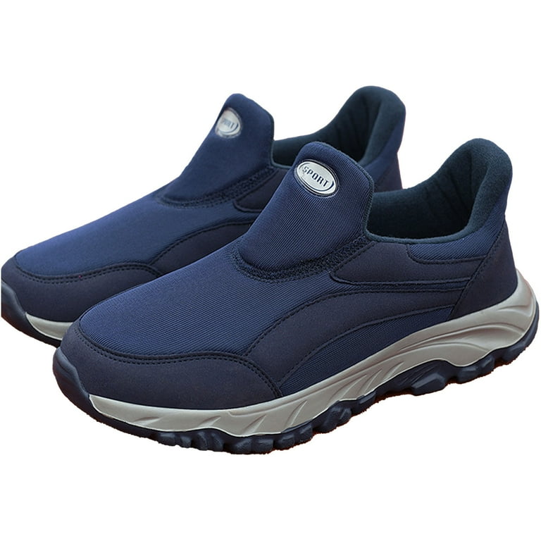 Men's Extra Wide Fit Walking Shoes Non-Slip Soft Sole Lightweight
