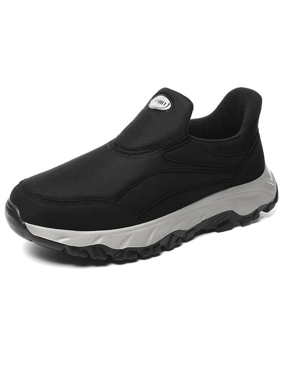 Men's Extra Wide Fit Walking Shoes Non-Slip Soft Sole Lightweight Comfort Sneakers for Diabetic Feet, Orthopaedic Senior Elderly Dad Sports Casual Motion Shoes