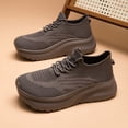 thumbnail image 1 of Men's Extra Wide Running Shoes, Lightweight Breathable Knit Sneakers with Cushioned Thick Sole for Walking, Training, and Daily Comfort, 1 of 9