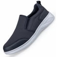 thumbnail image 1 of Men's Extra Wide Slip on Walking Shoes, Lightweight Anti-slip Breathable Casual Loafers for Standing All Day, 1 of 12