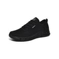 thumbnail image 1 of Men's Extra Wide Sneakers Comfor Walking Running Non Slip Lace Up Sport Casual Athletic Shoes Black Size 7-14, 1 of 8