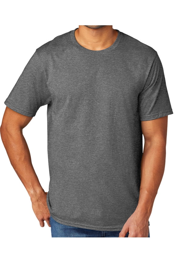 Men's Extreme Softness TriBlend Tee Shirt, 2XL Graphite Heather