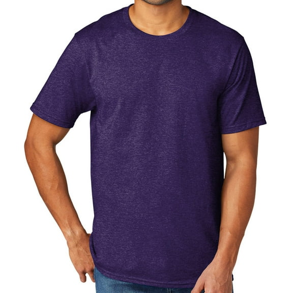Men's Extreme Softness TriBlend Tee Shirt, Small Team Purple Heather