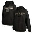 thumbnail image 1 of Men's FISLL  Black Morehouse Maroon Tigers Puff Print Sliced Pullover Hoodie, 1 of 3