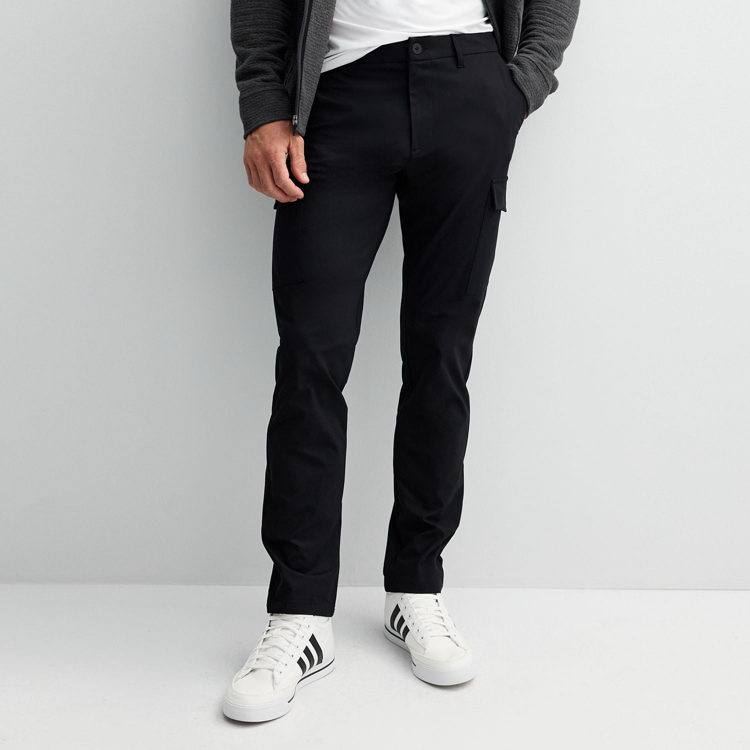 Men's FLX Premium Cargo Pants Color: Black Size: 38X30 - Walmart.com