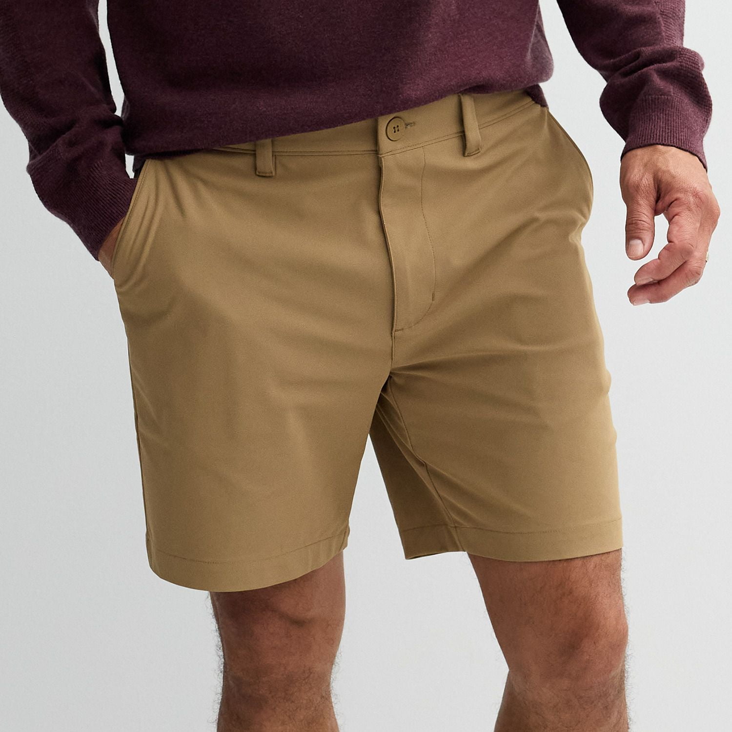 Men's FLX Premium Hybrid 8-inch Short Color: Woodbridge Size: 42