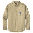 thumbnail image 1 of Men's FORD MUSTANG LEGEND LIVES GT CREST Twill Shirt with Pocket, 2XL Wheat, 1 of 2