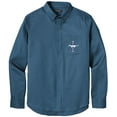 thumbnail image 1 of Men's FORD MUSTANG LEGEND LIVES GT CREST Twill Shirt with Pocket, Extra-Small Regatta Blue, 1 of 2