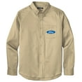 thumbnail image 1 of Men's FORD OVAL LOGO Twill Shirt with Pocket, Medium Wheat, 1 of 2
