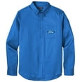 thumbnail image 1 of Men's FORD OVAL LOGO Twill Shirt with Pocket, Small Strong Blue, 1 of 2