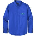 thumbnail image 1 of Men's FORD OVAL LOGO Twill Shirt with Pocket, XL Royal Blue, 1 of 2