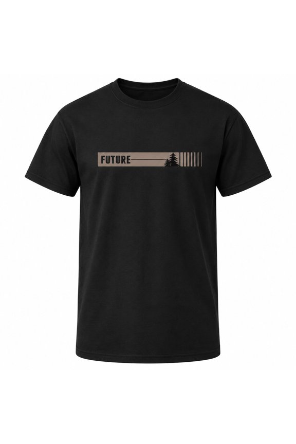 Men's FUTURE Graphic T-Shirt, Short Sleeve Crewneck Cotton Blend Tee