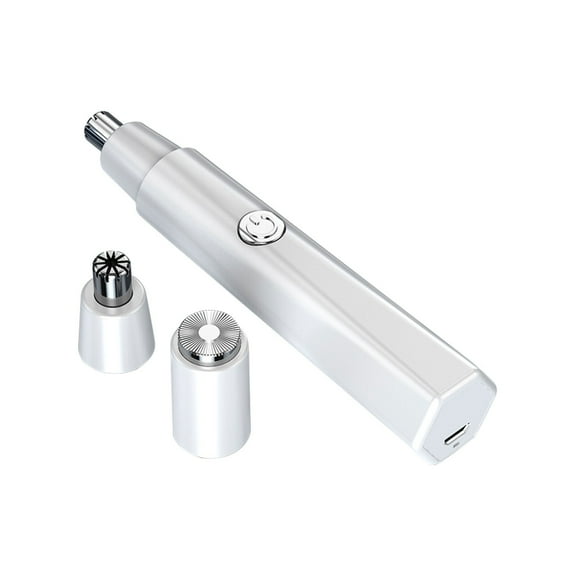 Men's Facial Hair Trimmer Eyebrow Nose Ear Grooming Tool Battery Powered Precision Shaver for Women and Men