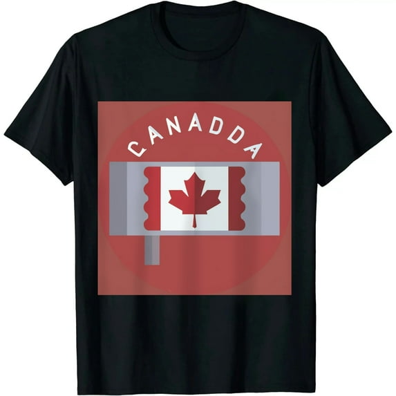 Men's Faded Distressed Canadian Canada Flag T-Shirt