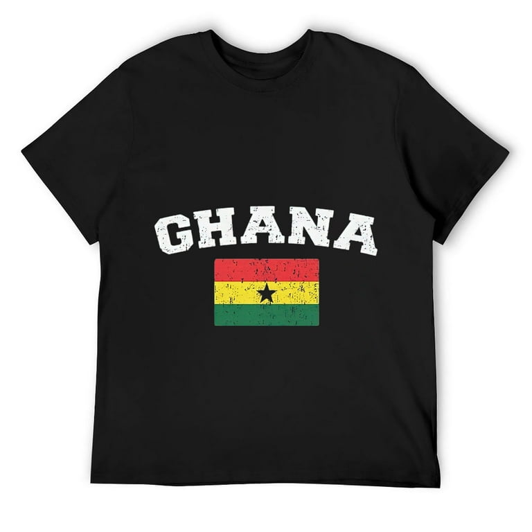 Faded Ghana Flag, Distressed Flag Of Ghana T-Shirt Faded Ghana Flag, Distressed Flag Of Ghana T-Shirt