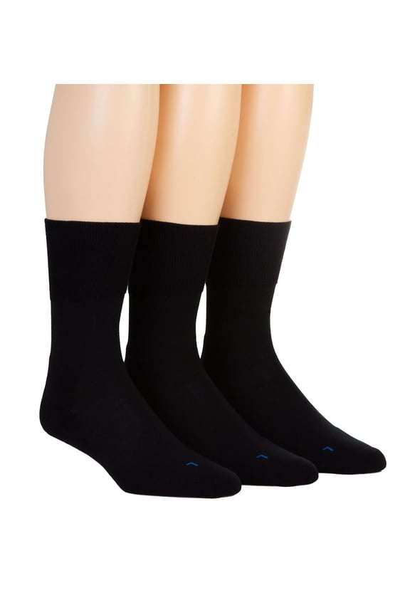 Men's Falke 13029 Running Plush Sole Sock - 3 Pack (Black S/M)