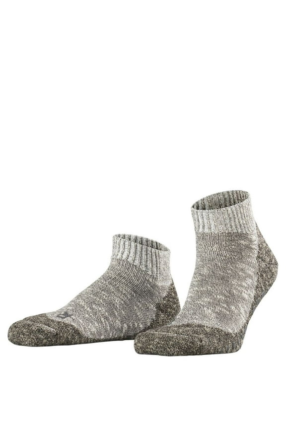 Men's Falke 13361 Lodge Homepad Slipper Sock w/ Anti Slip Sole (Light Grey Melange S/M)