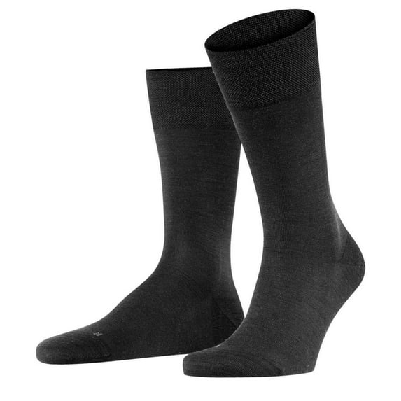 Men's Falke 14416 Sensitive Berlin Sock (Black L)