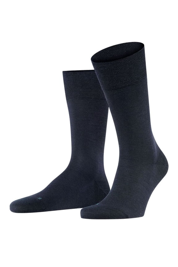 Men's Falke 14416 Sensitive Berlin Sock (Dark Navy S)