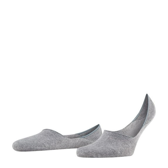 Men's Falke 14625 Step No Show Anti-Slip Sock (Light Grey Melange S)
