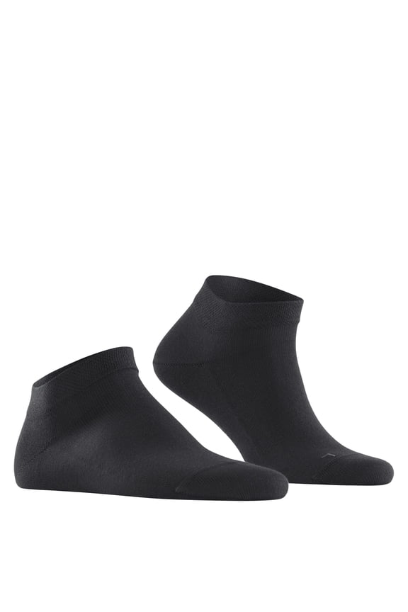 Men's Sneaker Socks - Sensitive London, Socks, Cotton, Logo, Solid Color Black 43-46