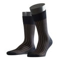 thumbnail image 1 of Men's Falke 14648 Shadow Cotton Ribbed Fashion Sock (Navy/Brown M/L), 1 of 1