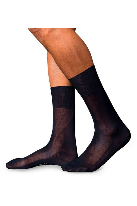 Men's Falke 14651 No. 9 Cotton Gentlemen Sock (Dark Navy M/L)