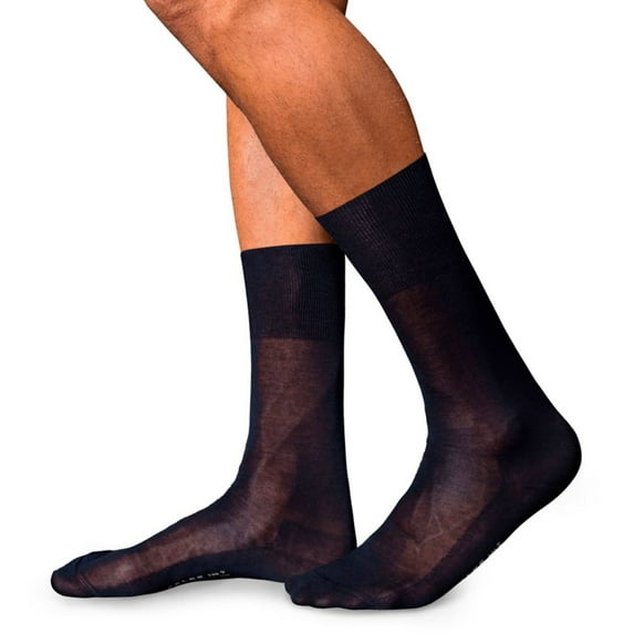 Men's Falke 14651 No. 9 Cotton Gentlemen Sock (Dark Navy S/M)