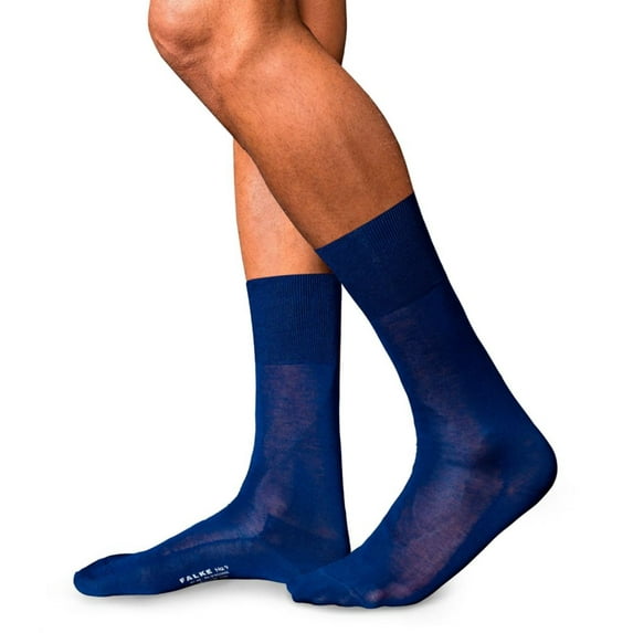 Men's Falke 14651 No. 9 Cotton Gentlemen Sock (Royal Blue S/M)