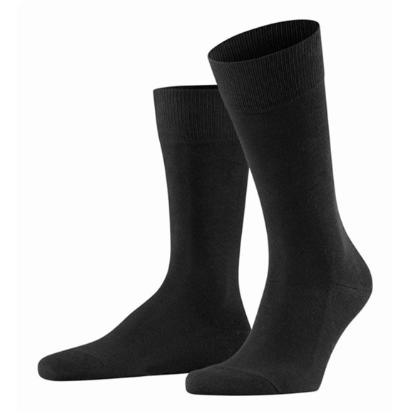Falke Men Socks Cotton Blend Black 9-11,5