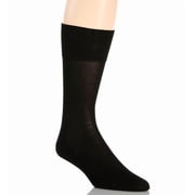Mens Falke 14662 Tiago Sock w/ Slight Sheen Black M