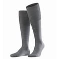 thumbnail image 1 of Falke Men's Socks - Airport, Knee-Highs, Cord Wool, Plain Colours Grey 43-44 (Uk 8.5-9.5), 1 of 5