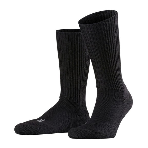 Men's Falke 16480 Walkie Ultra-Light Plush Sole Ergo Boot Sock (Black S)