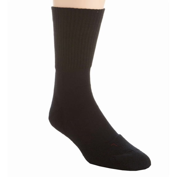 Men's Falke 16486 Walkie Light Wool Short Sport Sock (Black M)