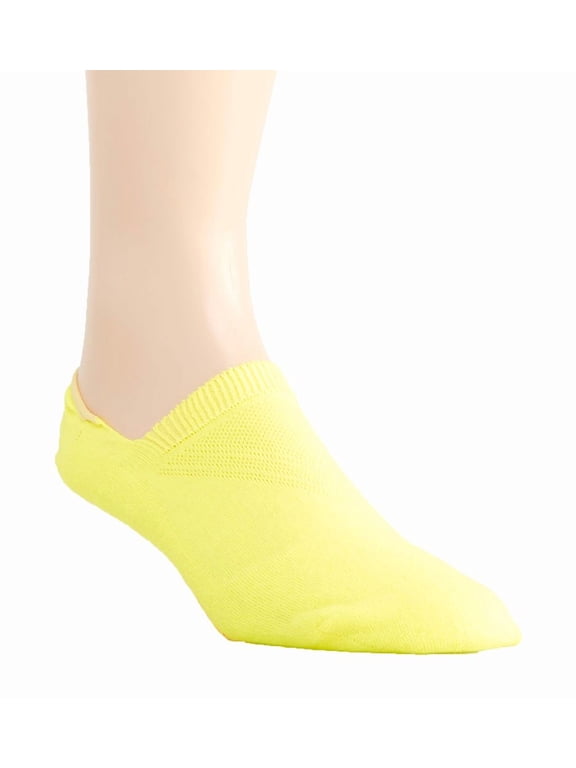 Men's Falke 16601 Cool Kick No Show Plush Sneaker Sock (Lightning M)