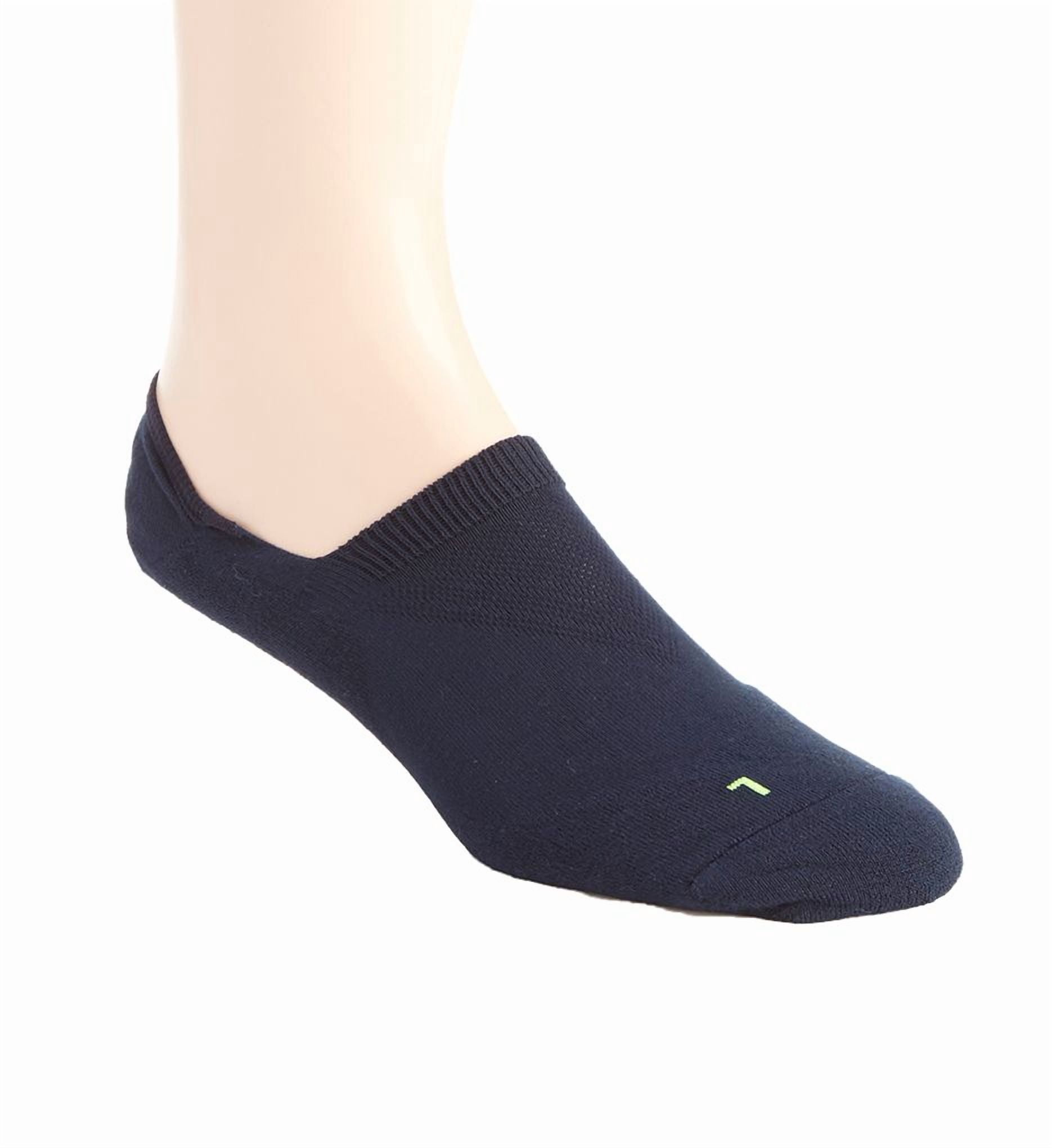 Men's Falke 16601 Cool Kick No Show Plush Sneaker Sock (Marine M ...