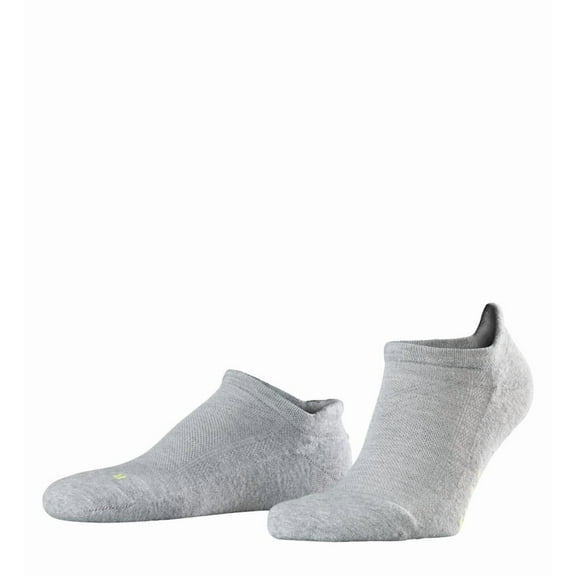 Men's Falke 16609 Cool Kick No Show Plush Sneaker Sock (Grey M)