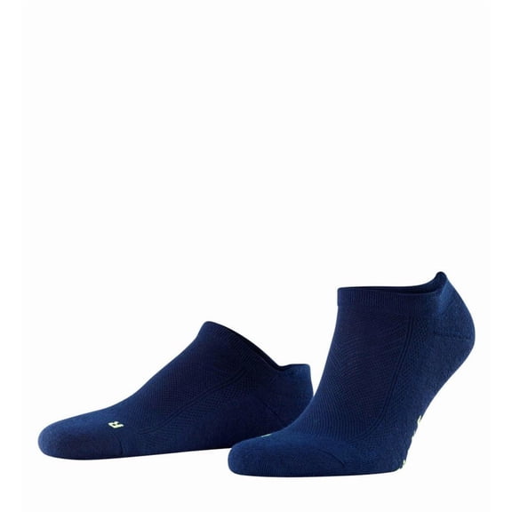 Men's Falke 16609 Cool Kick No Show Plush Sneaker Sock (Marine S)