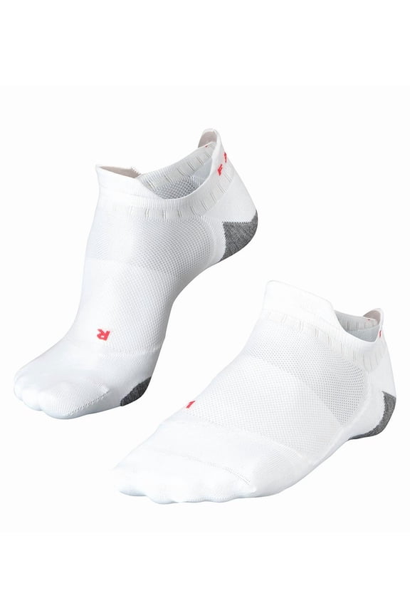Men's Falke 16731 RU5 Invisible Lightweight Padded Run Sock (White M)