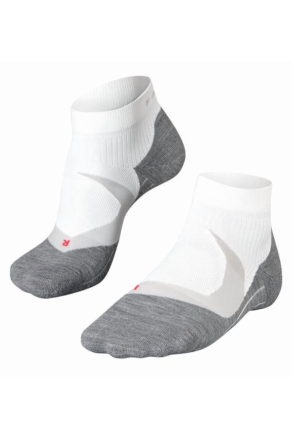 Men's Falke 16748 RU4 Short Run Sock w/ Coolmax (White XL)